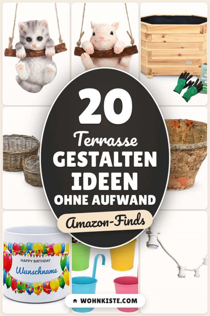Terrasse gestalten Ideen ohne Aufwand: 20 Amazon-Finds
