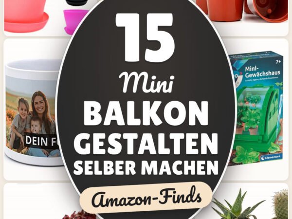 Mini Balkon gestalten selber machen: 15 Amazon-Finds