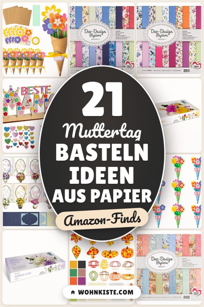 Muttertag basteln Ideen aus Papier: 21 Amazon-Finds