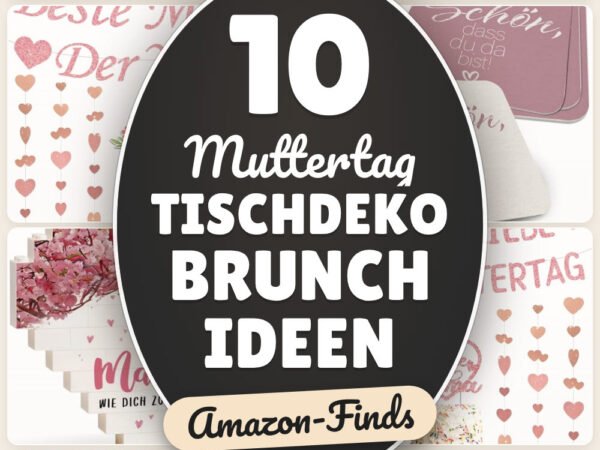 Muttertag Tischdeko Brunch Ideen: 10 Amazon-Finds