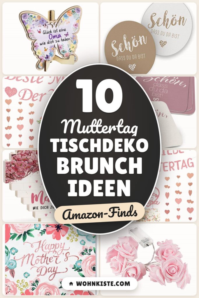 Muttertag Tischdeko Brunch Ideen: 10 Amazon-Finds