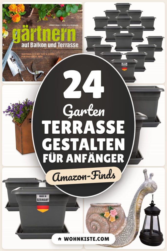 Garten Terrasse gestalten für Anfänger: 24 Amazon-Finds, die jeder braucht