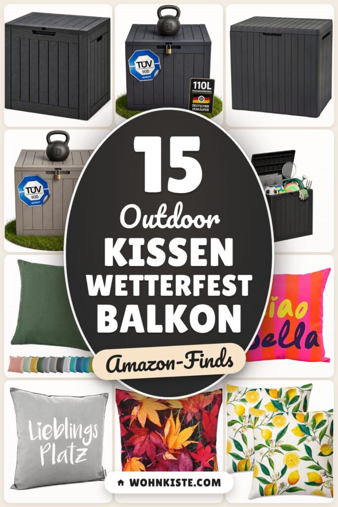Outdoor Kissen wetterfest Balkon: 15 Amazon-Finds, die jeder braucht