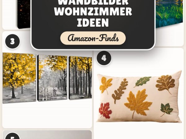 Herbstliche Wandbilder Wohnzimmer Ideen: 21 Amazon-Finds, die jeder braucht