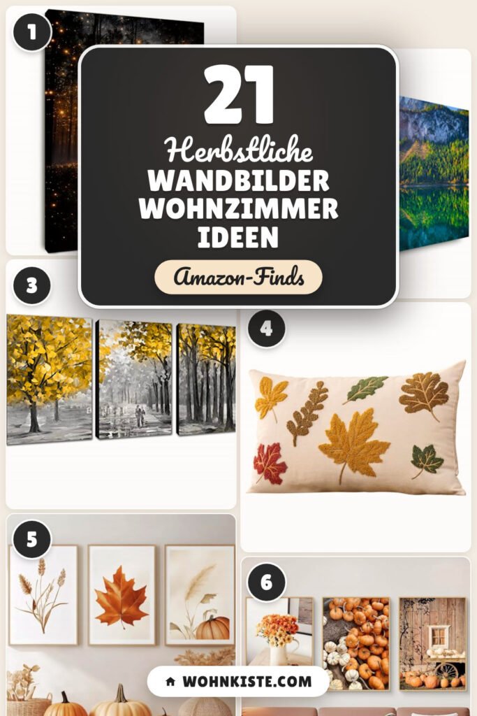 Herbstliche Wandbilder Wohnzimmer Ideen: 21 Amazon-Finds, die jeder braucht