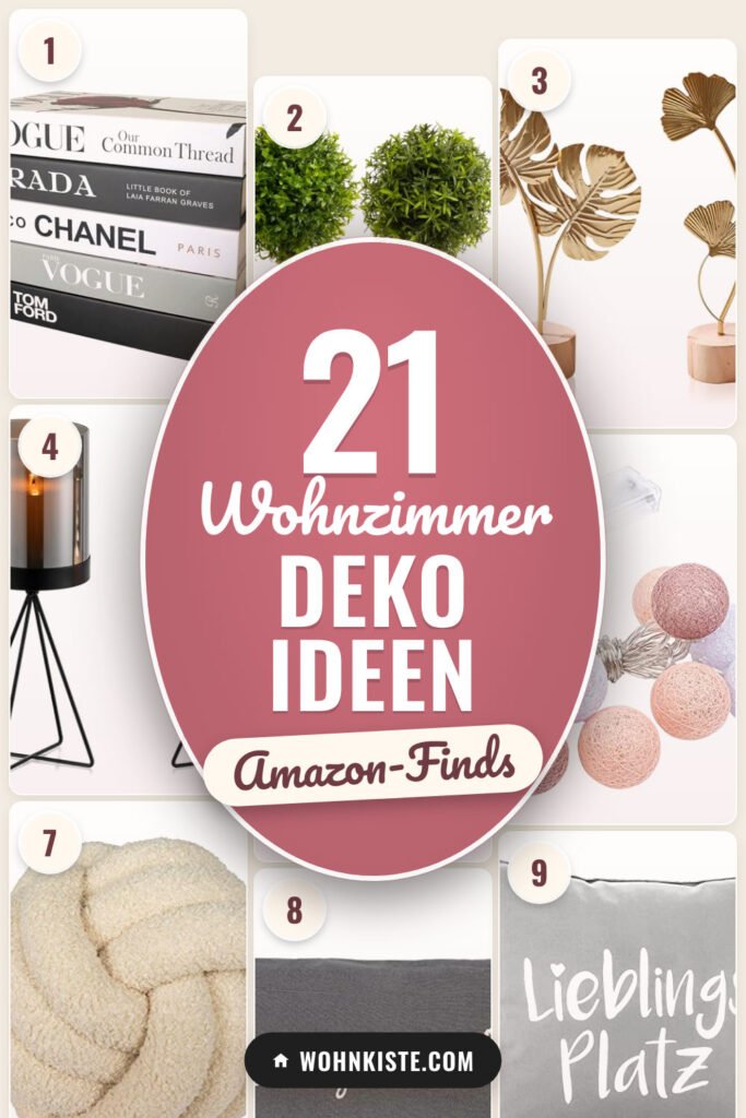 Wohnzimmer Deko Ideen: 21 Amazon-Finds, die sofort Freude machen
