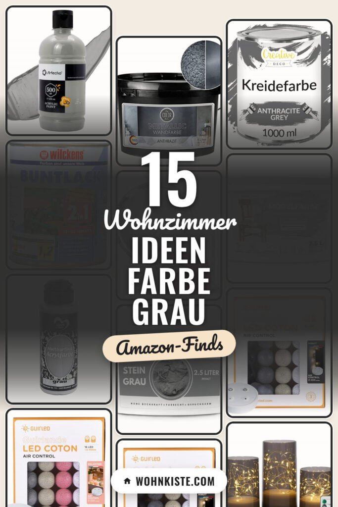 Wohnzimmer Ideen Farbe grau: 15 Amazon-Finds, die sich wirklich lohnen