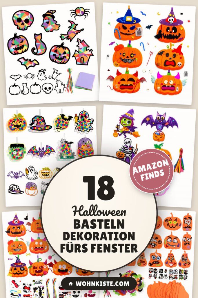 Halloween basteln Dekoration fürs Fenster: 18 Amazon-Finds
