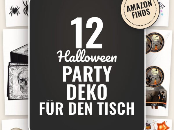 Halloween Party Deko für den Tisch: 12 Amazon-Finds