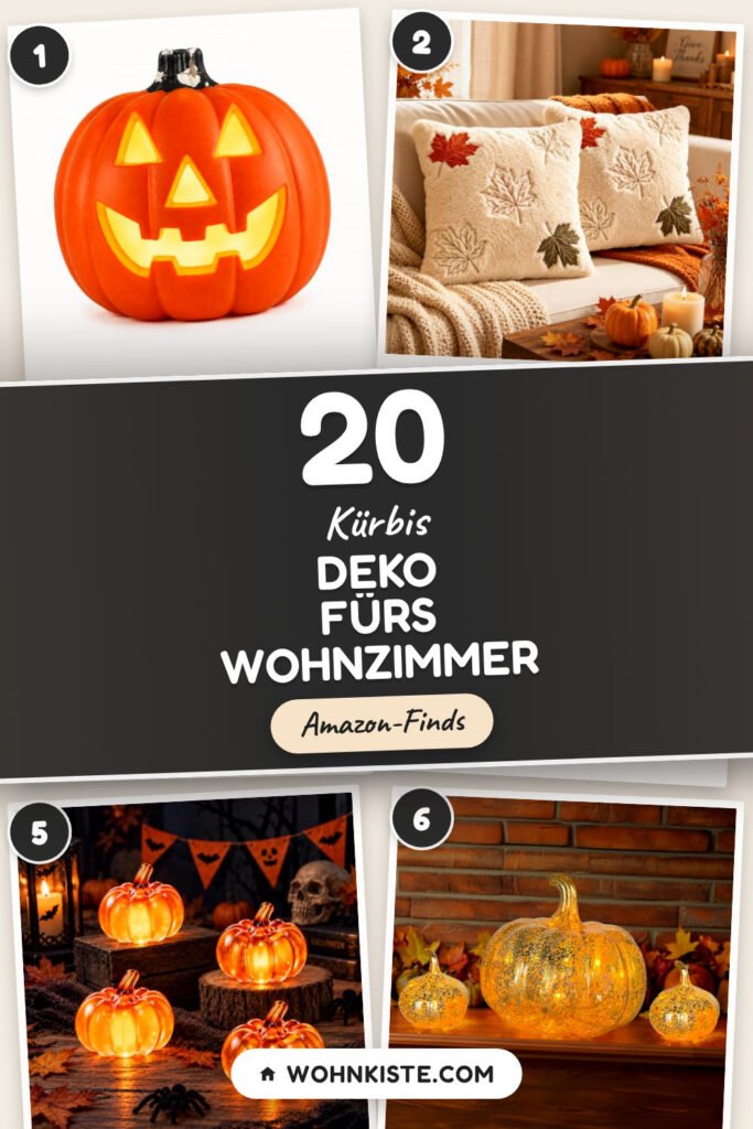 Kürbis Deko fürs Wohnzimmer: 20 Amazon-Finds, die jeder braucht