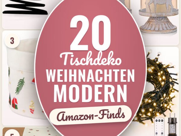 Tischdeko Weihnachten modern: 20 Amazon-Finds, die du lieben wirst
