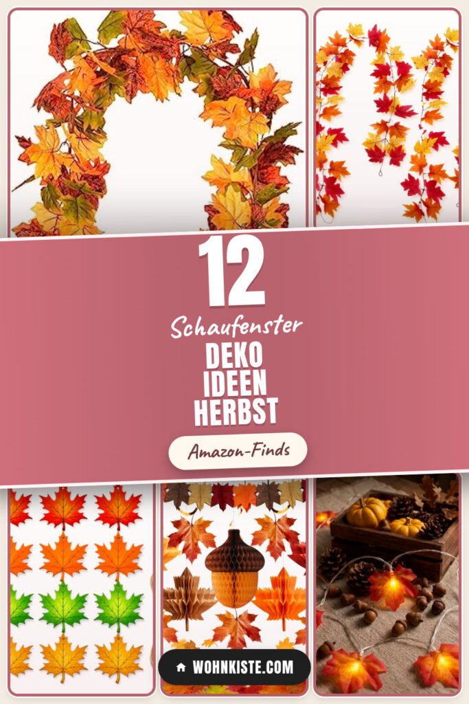 Schaufenster Deko Ideen Herbst: 12 Amazon-Finds, die du lieben wirst