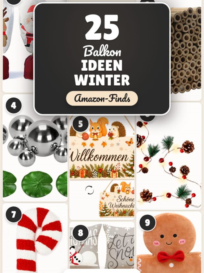 Balkon Ideen Winter: 25 Amazon-Finds, die sofort Freude machen