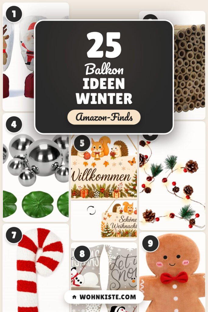 Balkon Ideen Winter: 25 Amazon-Finds, die sofort Freude machen