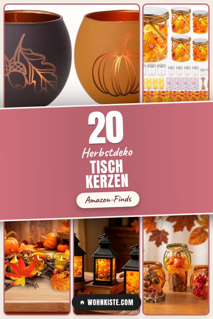 Herbstdeko Tisch Kerzen: 20 Amazon-Finds, die sich wirklich lohnen