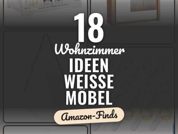 Wohnzimmer Ideen weiße Möbel: 18 Amazon-Finds, die jeder braucht