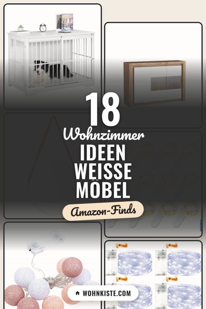 Wohnzimmer Ideen weiße Möbel: 18 Amazon-Finds, die jeder braucht