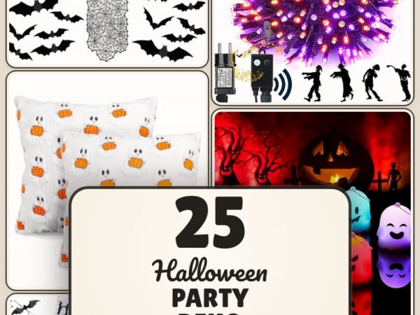 Halloween Party Deko fürs Wohnzimmer: 25 Amazon-Finds