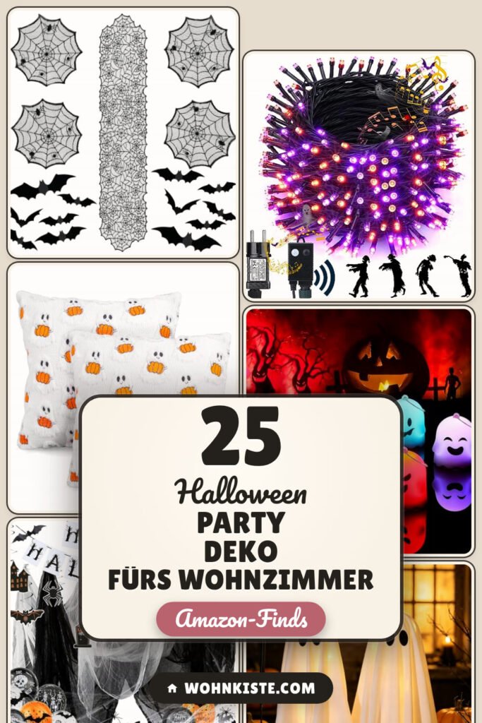 Halloween Party Deko fürs Wohnzimmer: 25 Amazon-Finds