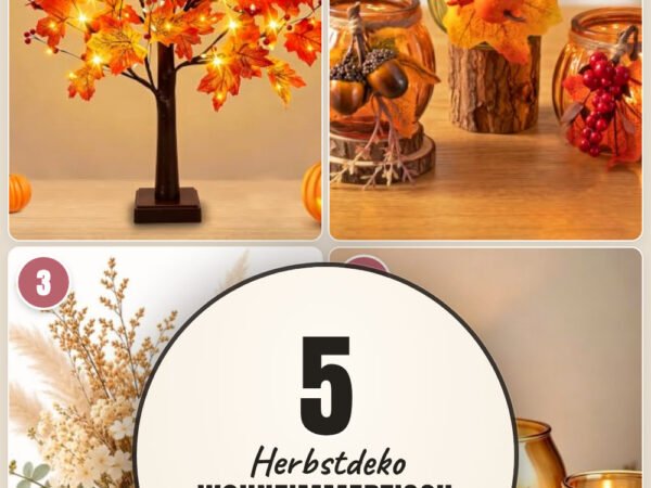 Herbstdeko Wohnzimmertisch: 5 Amazon-Finds, die sich wirklich lohnen