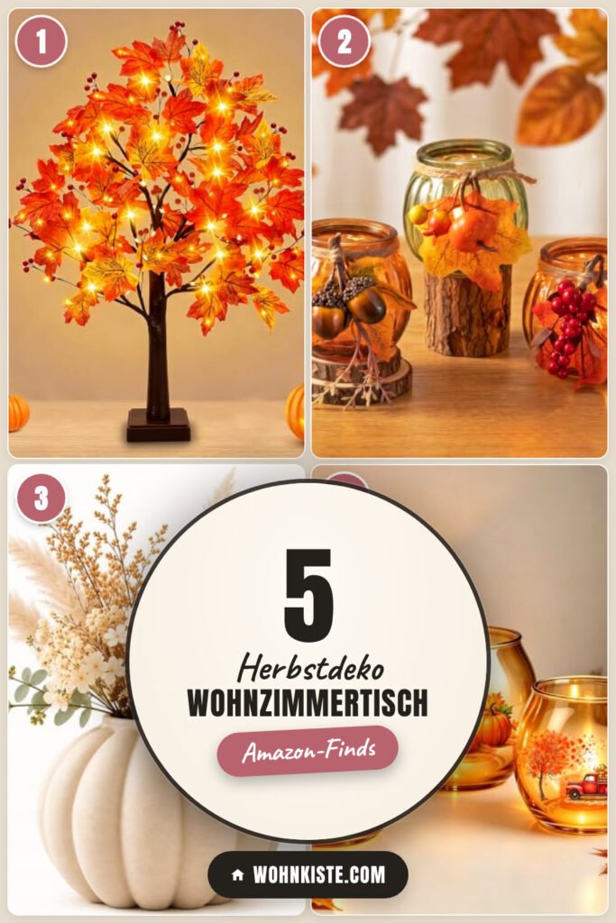 Herbstdeko Wohnzimmertisch: 5 Amazon-Finds, die sich wirklich lohnen