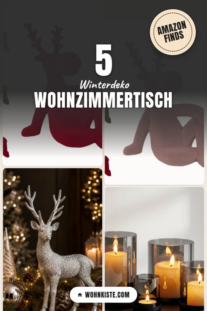 Winterdeko Wohnzimmertisch: 5 Amazon-Finds, die jeden Cent wert sind