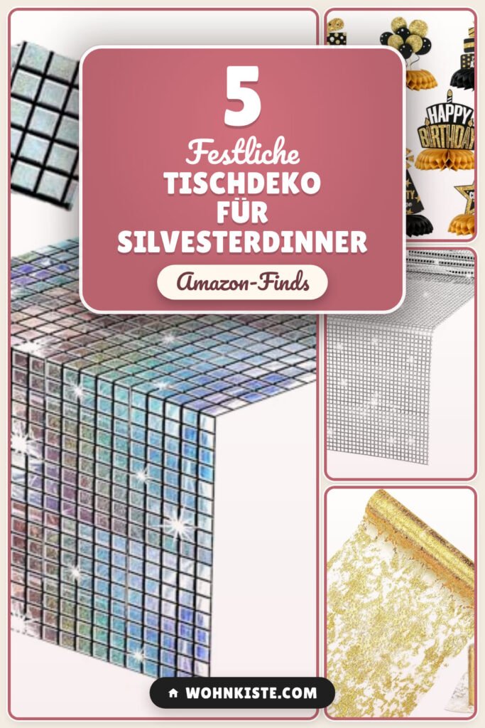 Festliche Tischdeko für Silvesterdinner: 5 Amazon-Finds, die jeder braucht